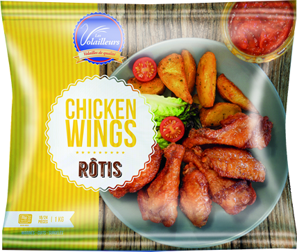 Packaging Les volailleurs Checken Wings nature